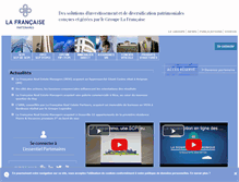 Tablet Screenshot of lafrancaise-am-partenaires.com